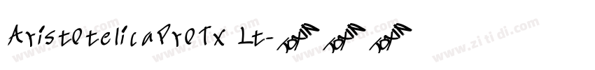 AristotelicaProTx Lt字体转换